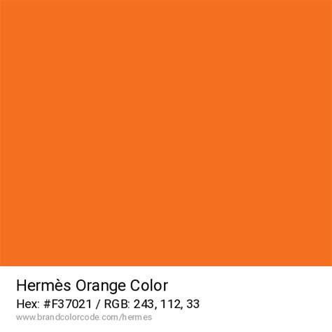 hermes orange color code